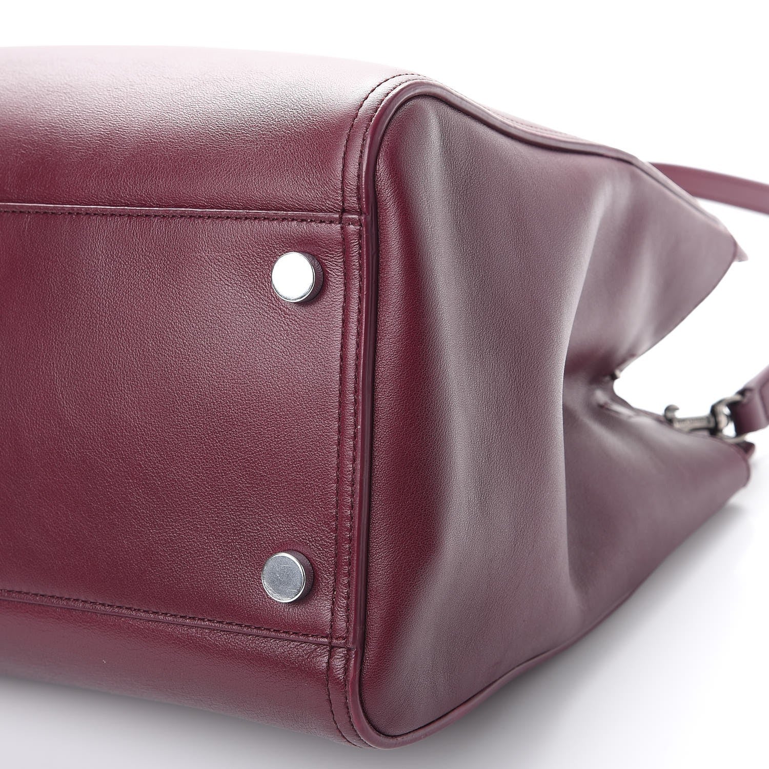 Saint Laurent Calfskin Medium Amber Tote Rouge Legion 12 of 15
