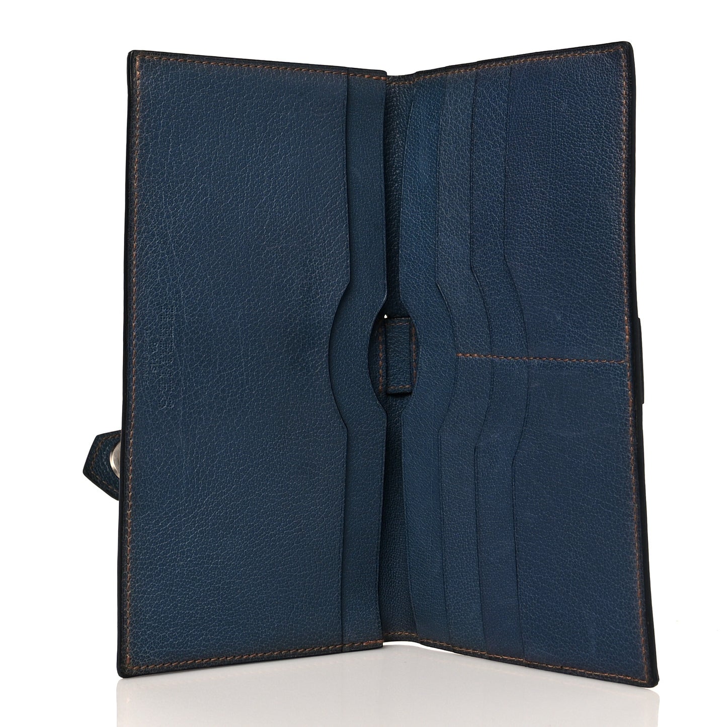 Buffle Dimitri Long Wallet Bleu Thalassa