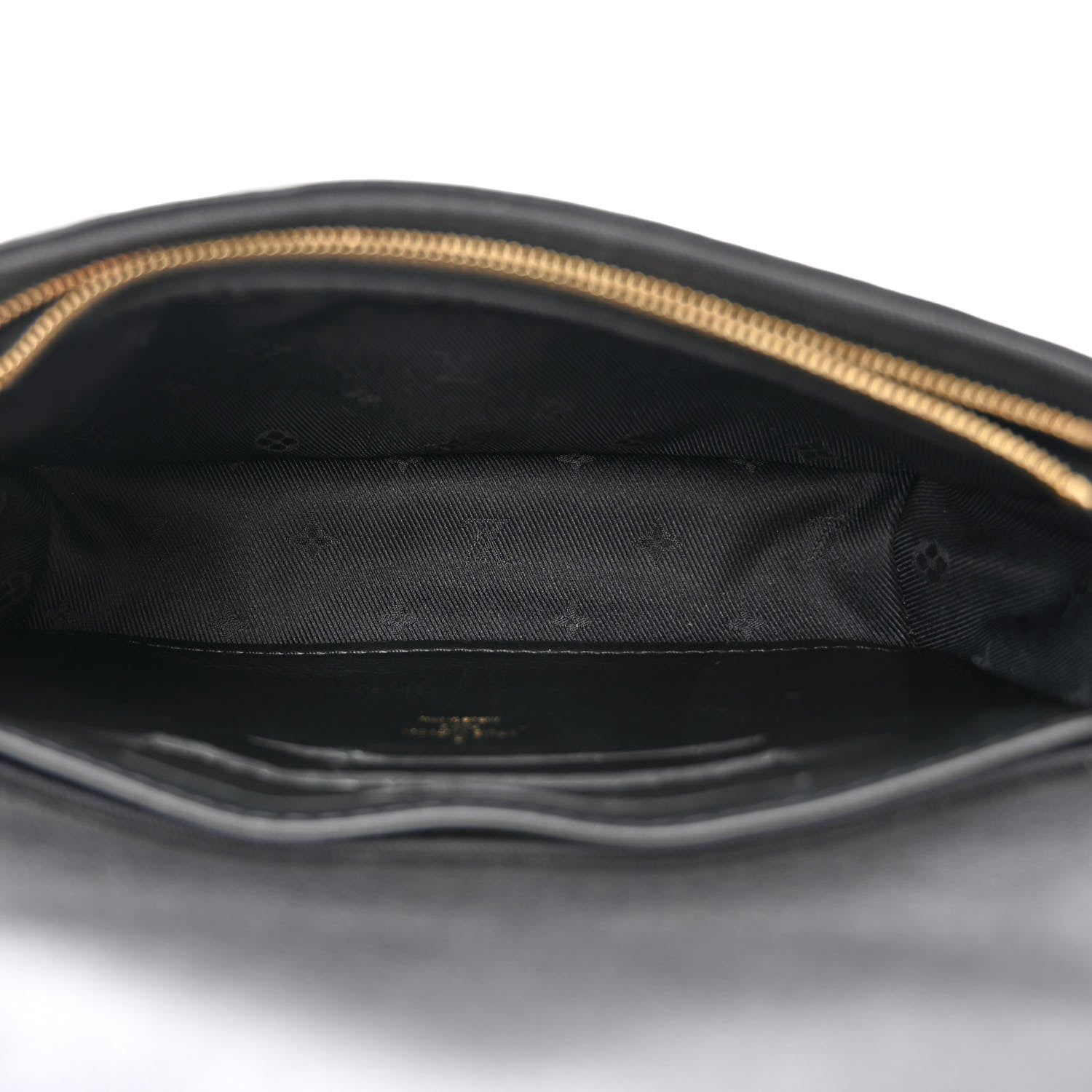 Louis Vuitton Calfskin Bubblegram Wallet On Strap Black 5 of 12