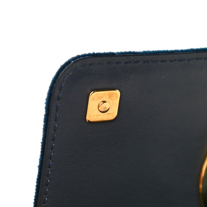 Fendi Velvet F is Fendi Wallet on Chain Blue 15 of 17