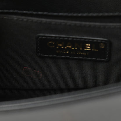 Chanel Caviar Quilted Small Boy Flap Black 13 of 16