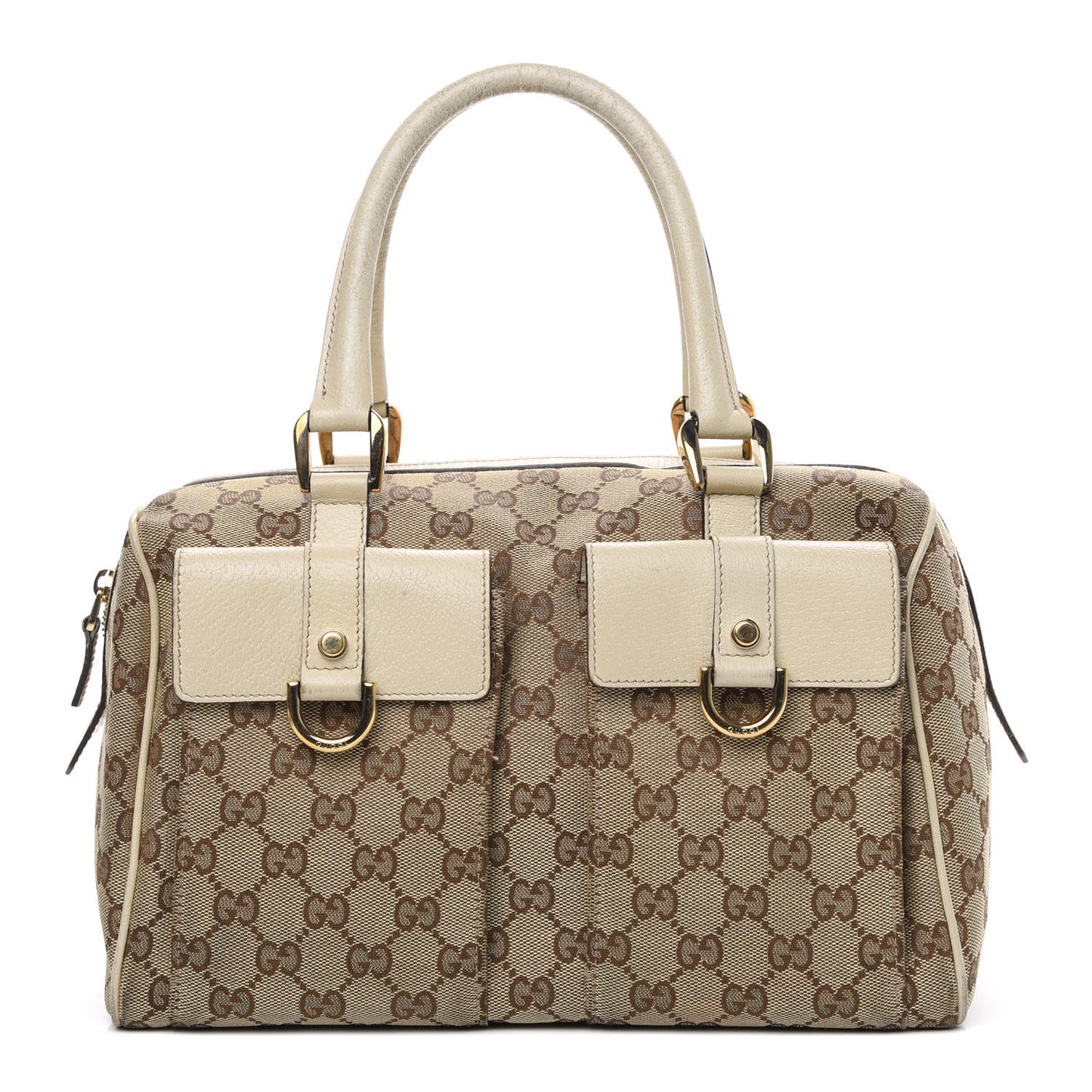 Monogram Medium Abbey Boston Off White
