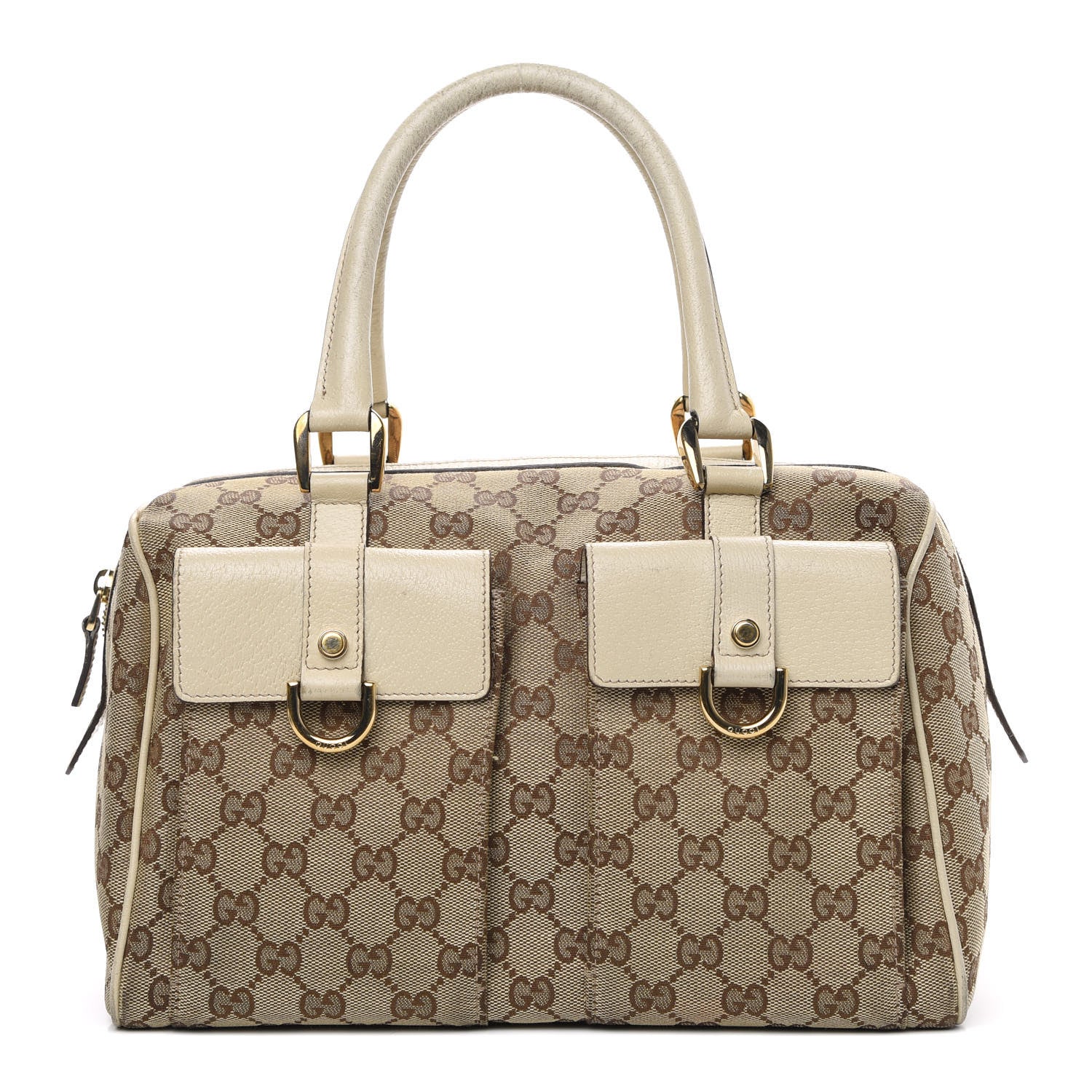 Gucci Monogram Medium Abbey Boston Off White 1 of 16