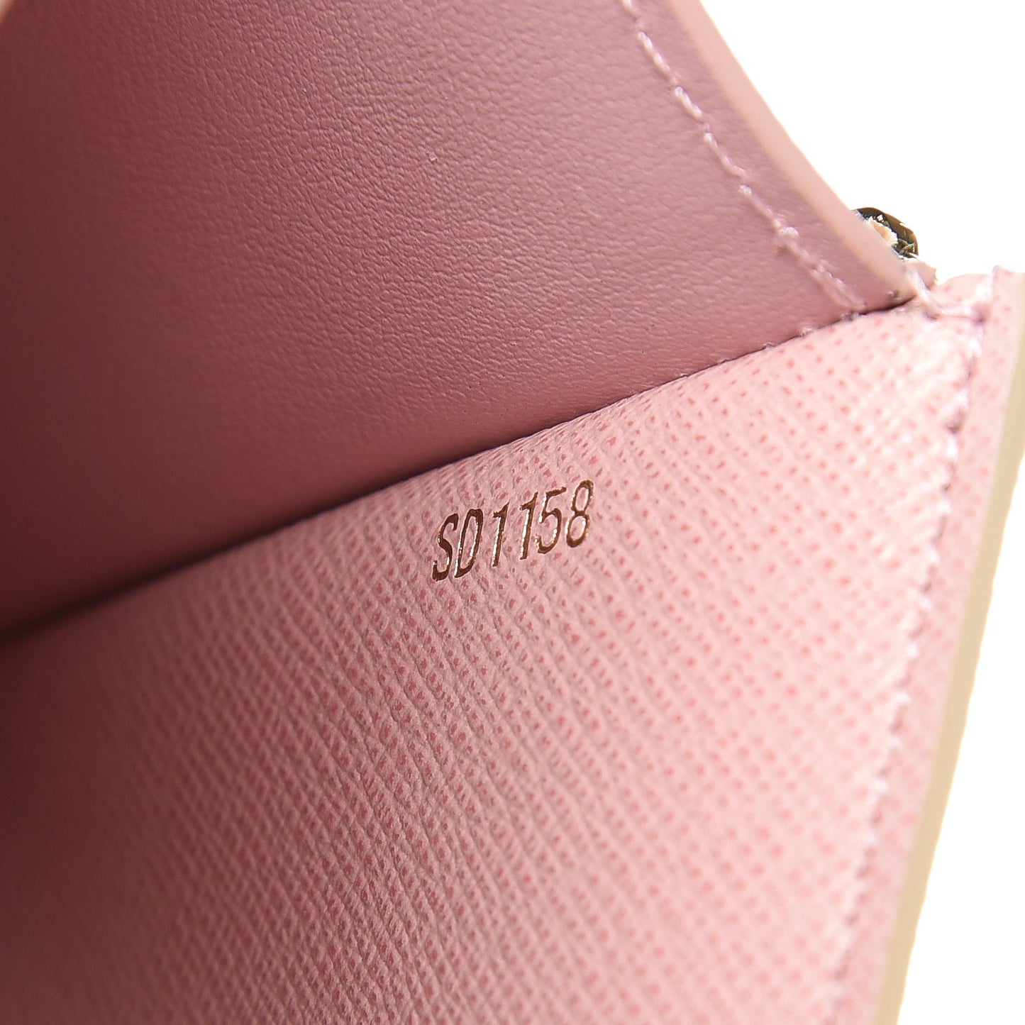 Damier Azur Victorine Wallet Rose Ballerine