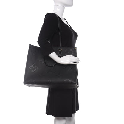 Louis Vuitton Empreinte Monogram Giant Onthego GM Black 2 of 11