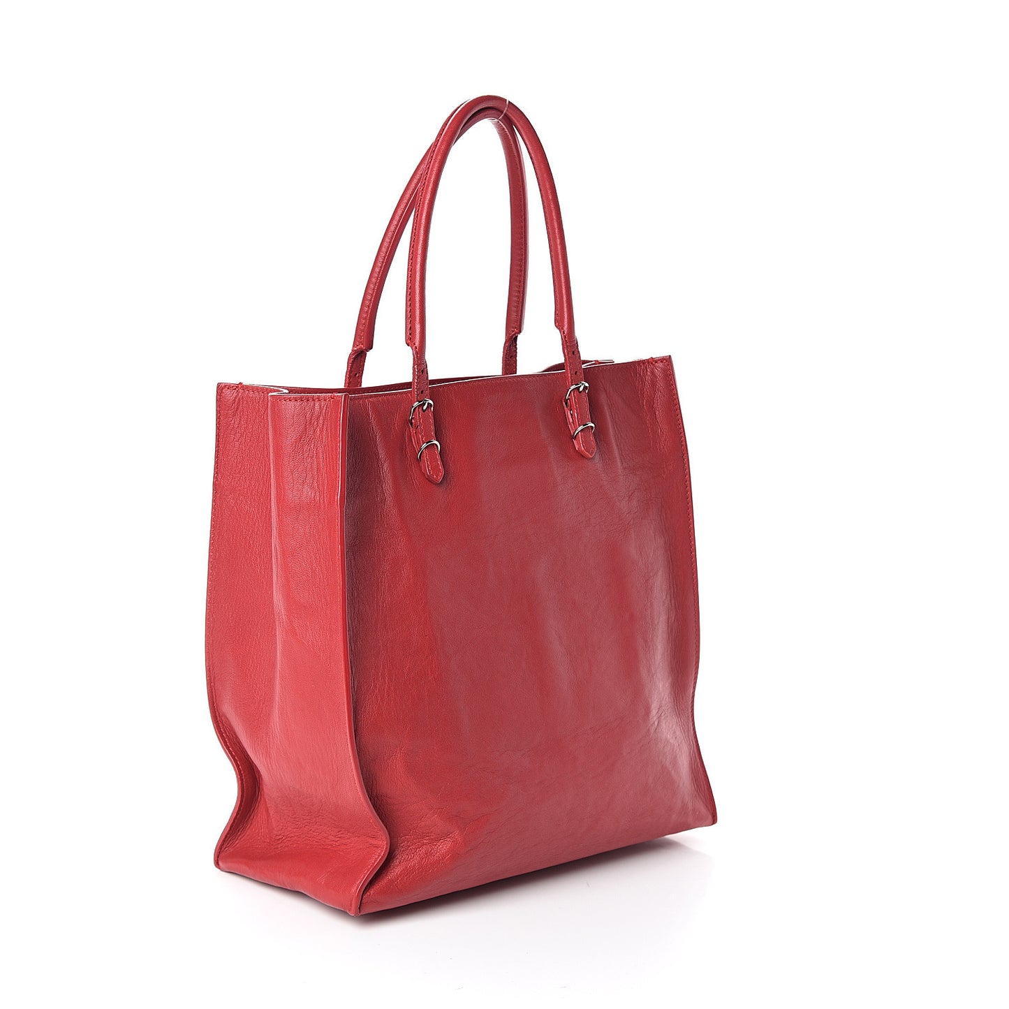 Veau Papier A5 Tote Rouge Grenade