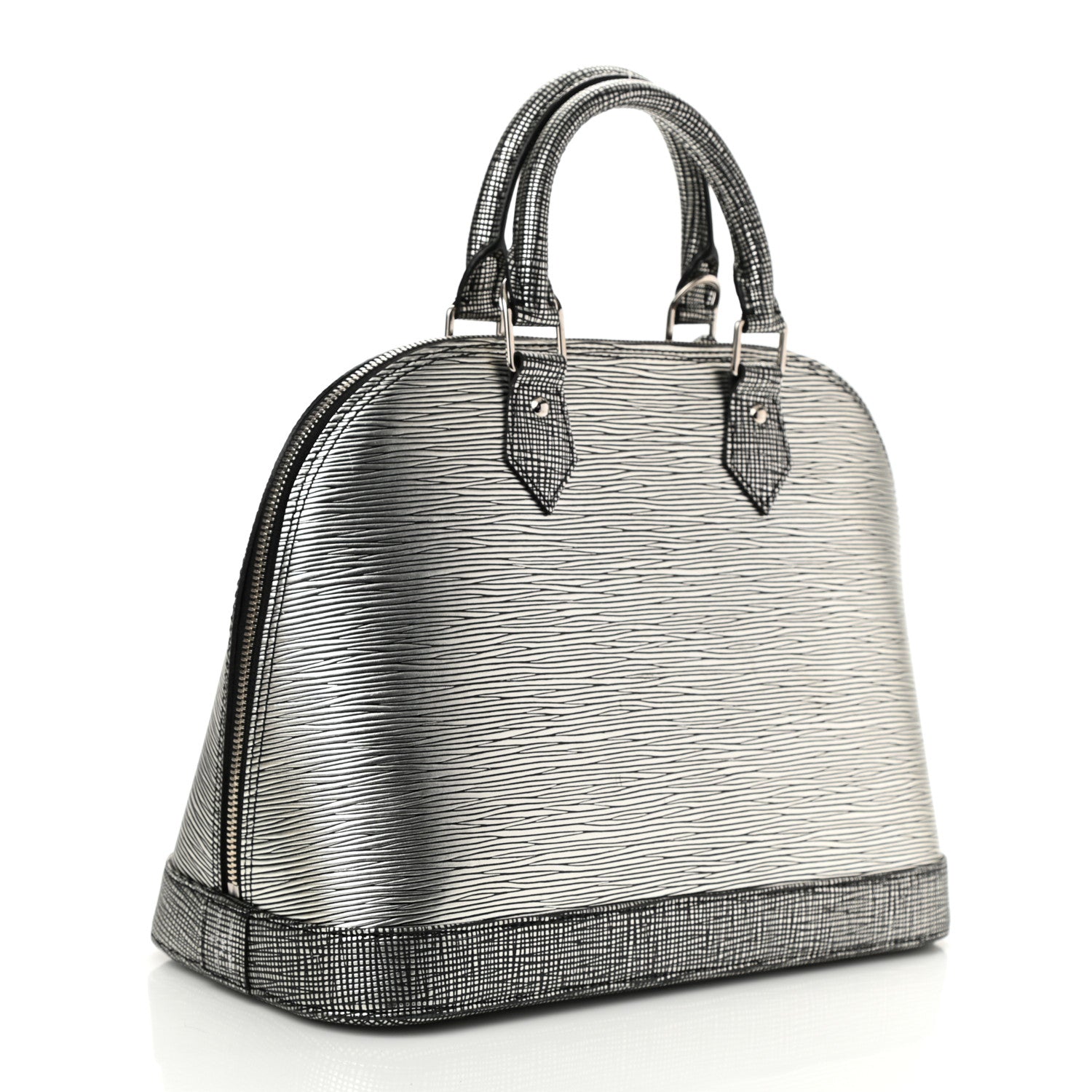 Louis Vuitton Metallic Epi Alma PM Black Silver 3 of 8