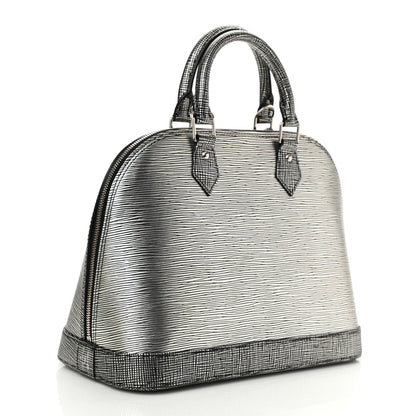 Louis Vuitton Metallic Epi Alma PM Black Silver 3 of 8