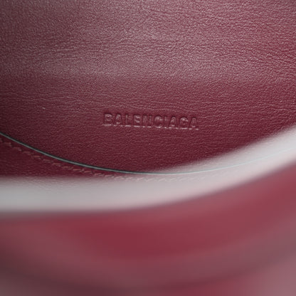 Balenciaga Smooth Calfskin Brass Hardware Neo Classic S City Burgundy 6 of 10