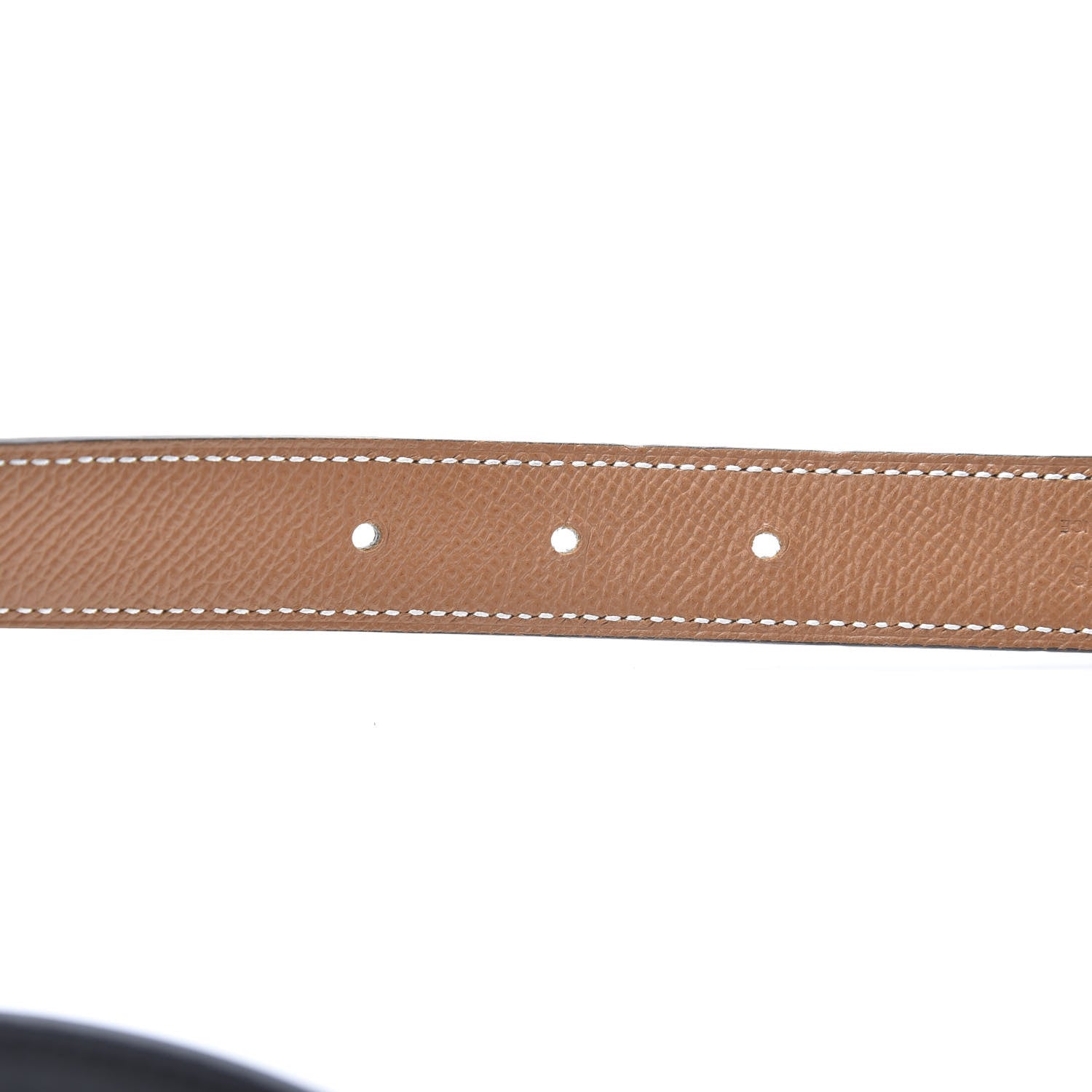 Hermes Swift Epsom 24mm Belt Strap 90 Black Gold 6 of 9
