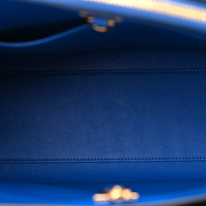 Louis Vuitton Calfskin City Steamer PM Blue 5 of 10