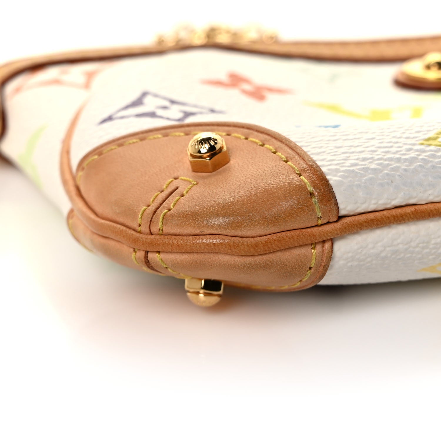 Louis Vuitton Monogram Multicolor Pochette Milla MM White 8 of 10