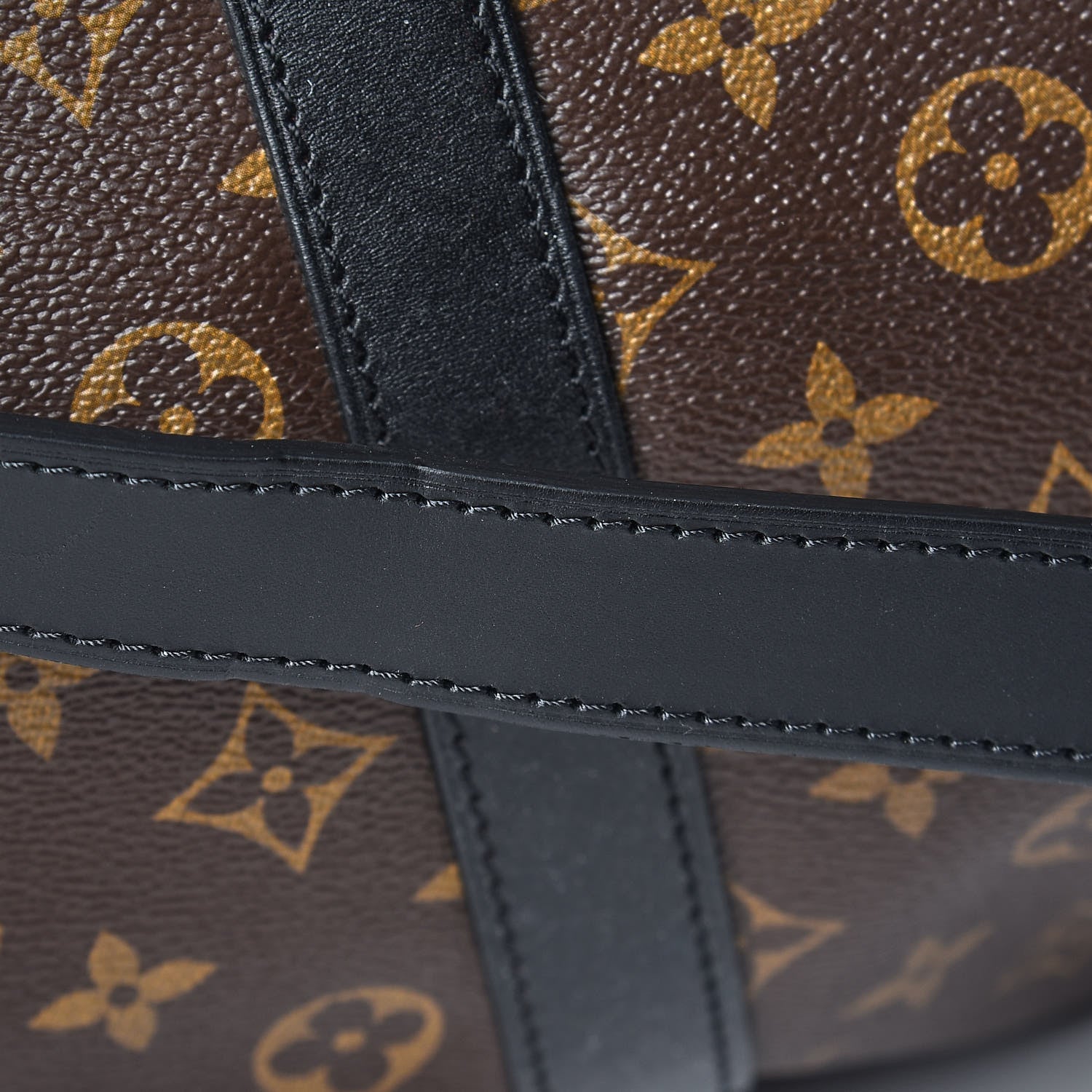 Louis Vuitton Monogram Macassar Keepall Bandouliere 55 14 of 15