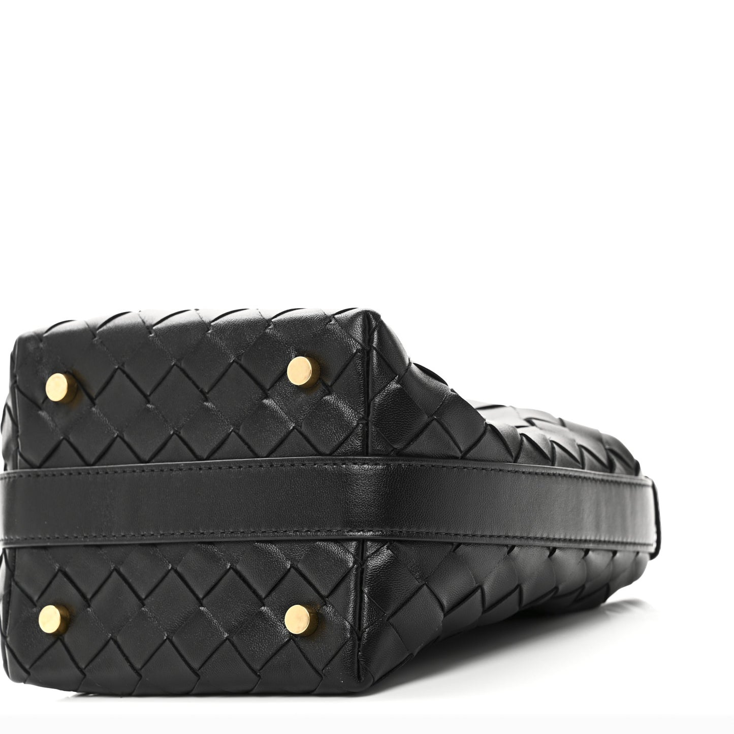 Calfskin Nappa Intrecciato Mini Wallace Black