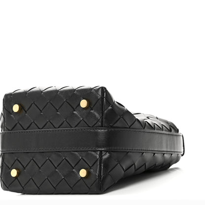 Bottega Veneta Calfskin Nappa Intrecciato Mini Wallace Black 10 of 10
