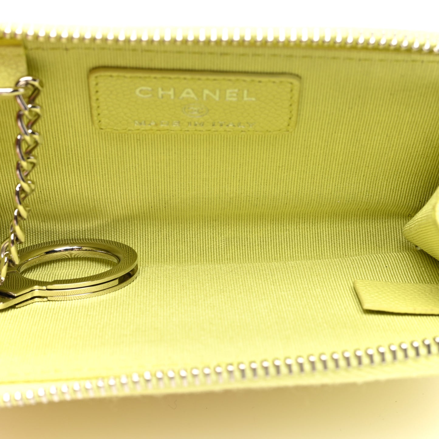 Caviar Key Holder Case Light Pink Light Green