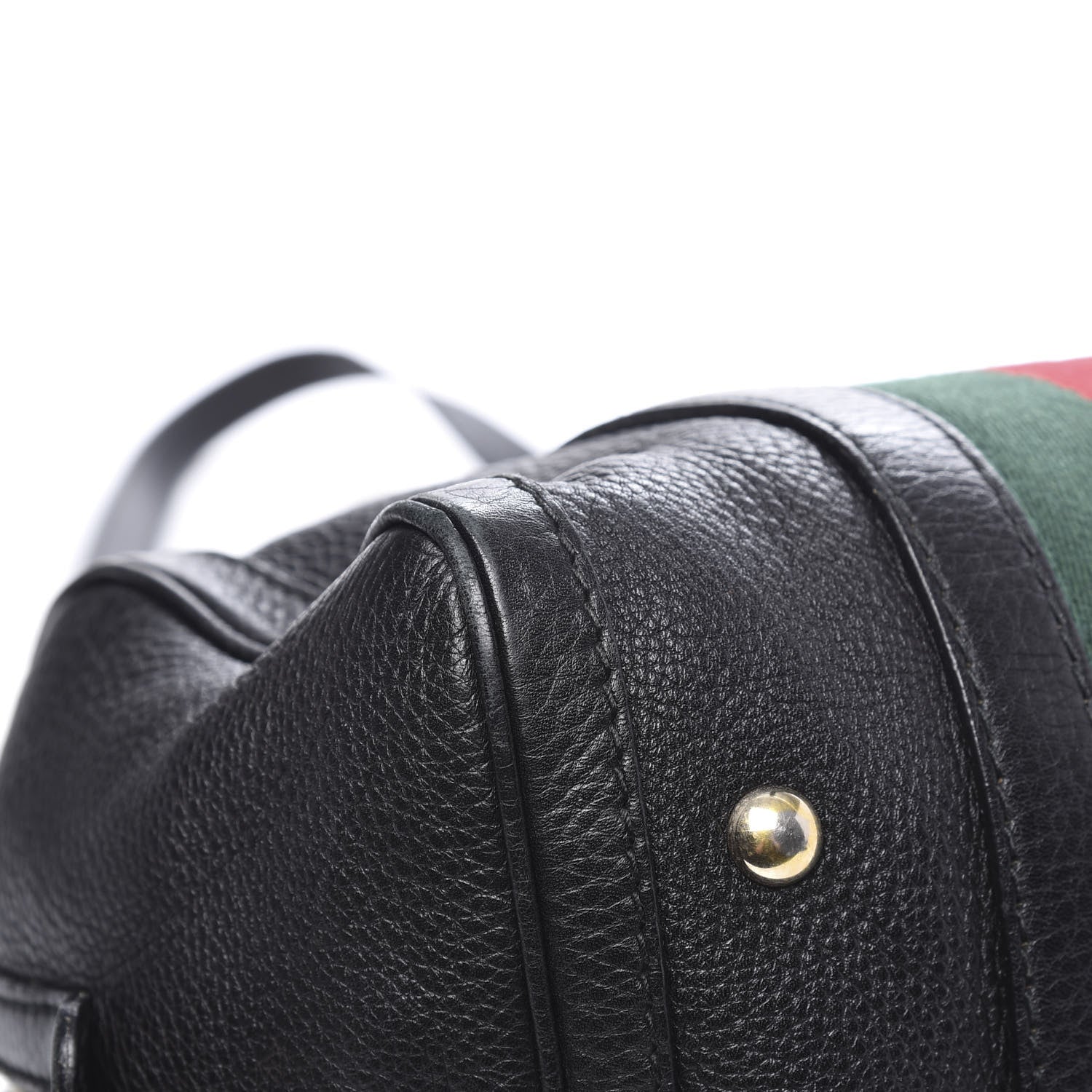 Gucci Calfskin Vintage Web Small Boston Black 13 of 21