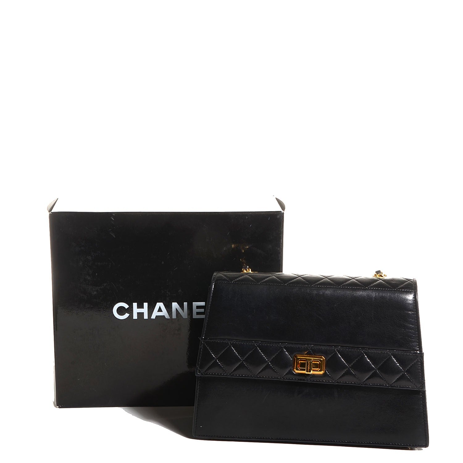 Chanel Lambskin Quilted Shoulder Bag Black 11 of 11