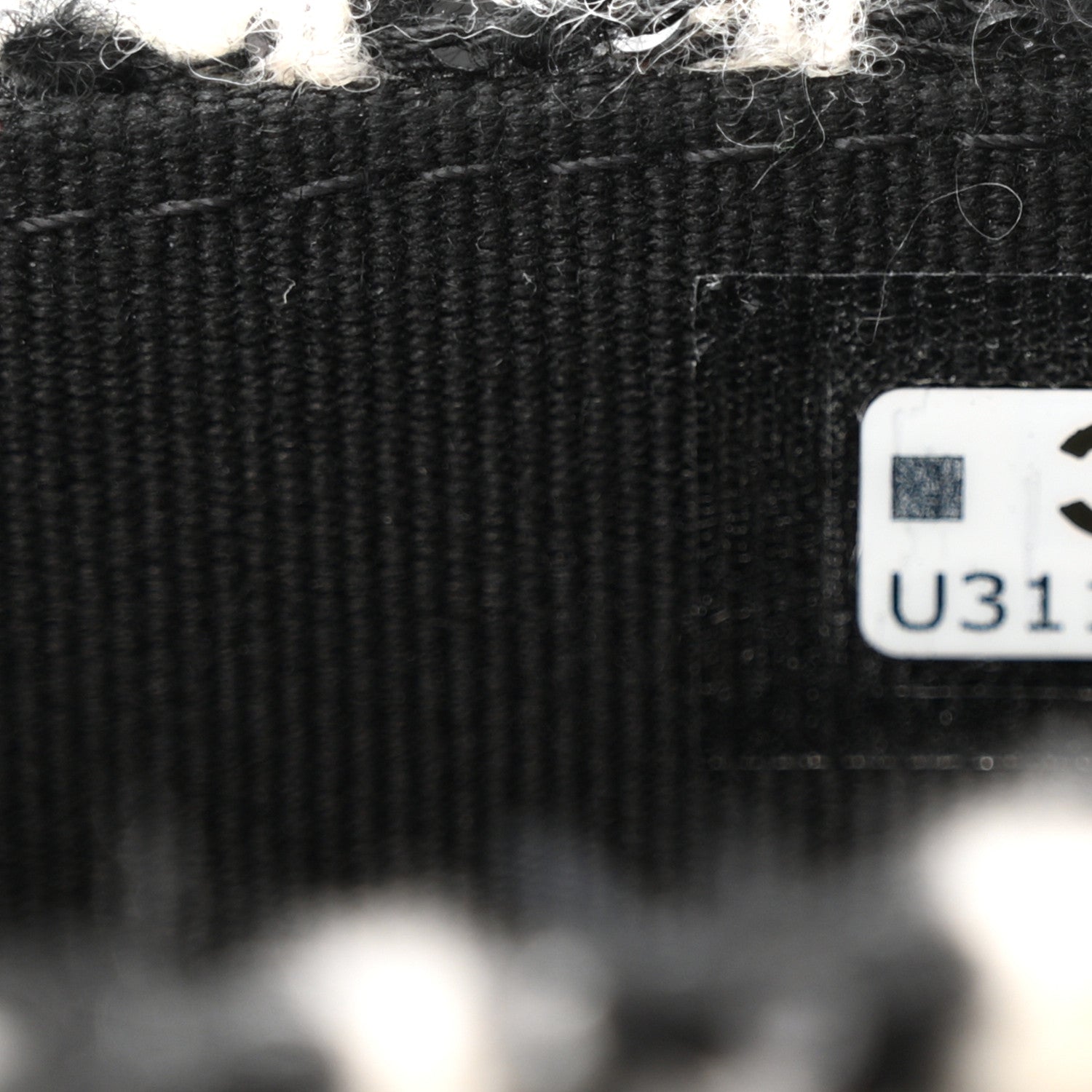 Chanel Tweed Houndstooth Quilted Mini Accordion Clutch With Chain White Black 7 of 11