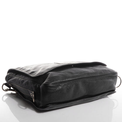 Gucci Leather Messenger Bag Black 4 of 8