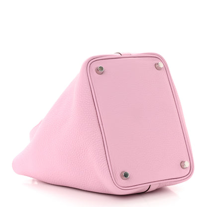 Hermes Taurillon Clemence Picotin Lock 18 PM Mauve Sylvestre 4 of 11