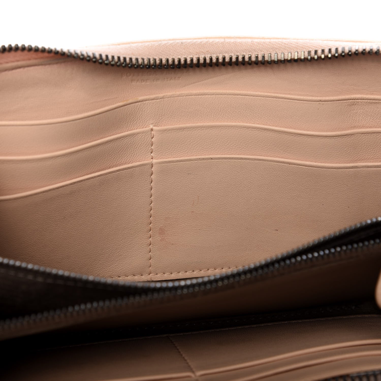 Bottega Veneta Nappa Intrecciato Zip Around Wallet Flamingo 6 of 8