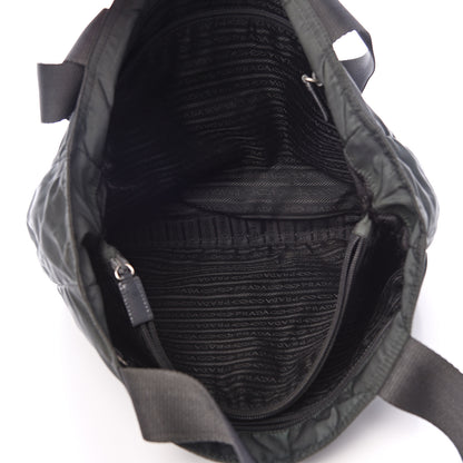 Prada Tessuto Nylon Tote Green 4 of 16