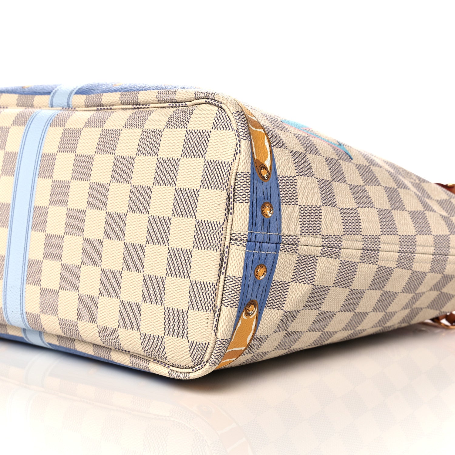 Louis Vuitton Damier Azur Summer Trunks Neo Neverfull MM 8 of 9