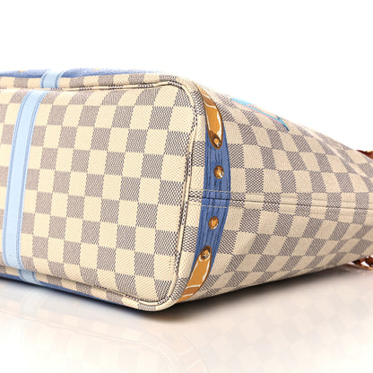 Louis Vuitton Damier Azur Summer Trunks Neo Neverfull MM 8 of 9