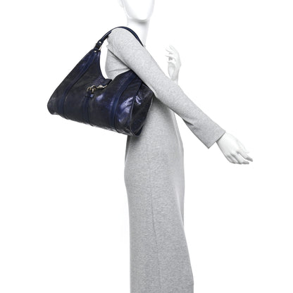 Gucci Imprime Monogram Joy Medium Shoulder Bag Navy 2 of 20