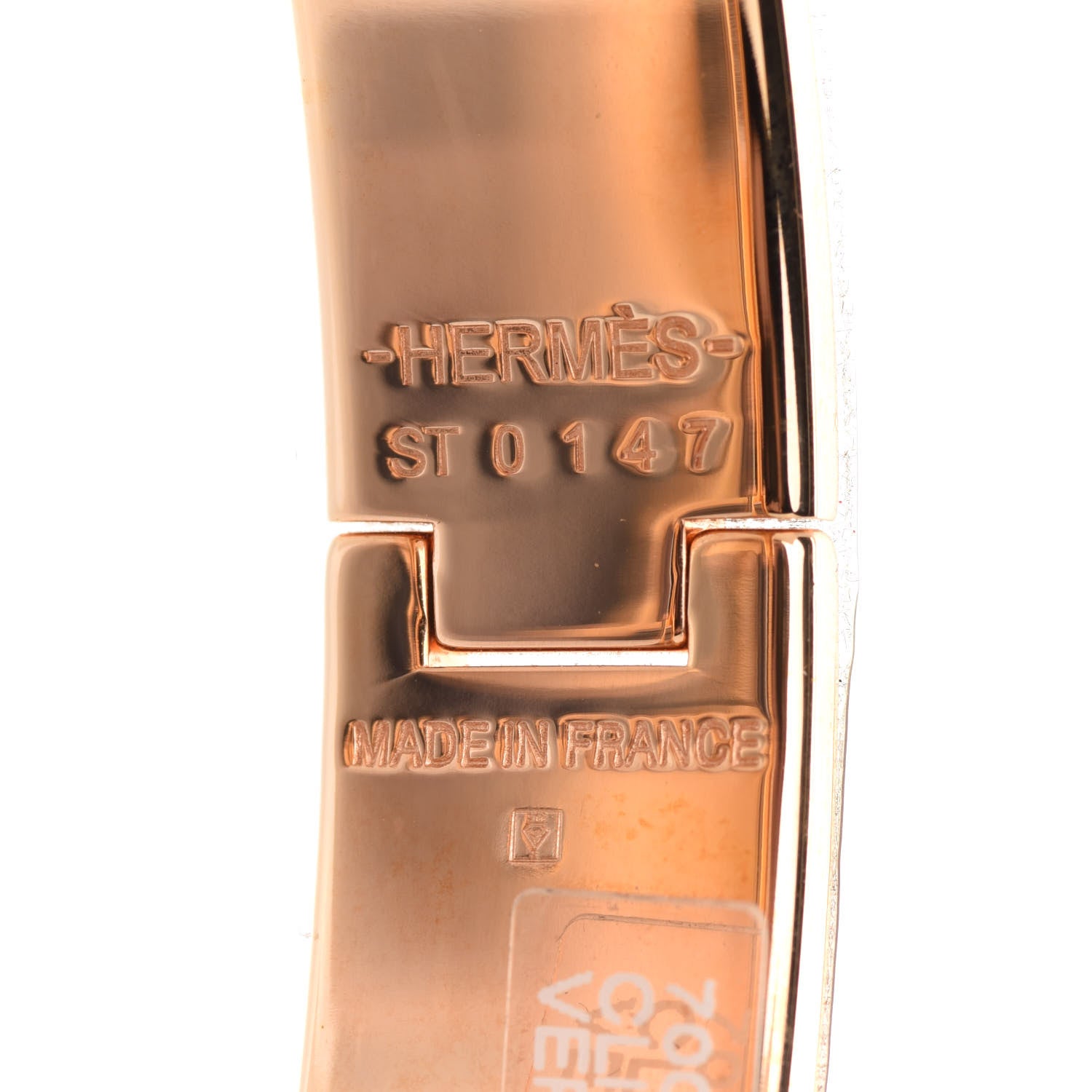 Hermes Enamel Narrow Clic Clac H Bracelet PM Vert Argile 4 of 6