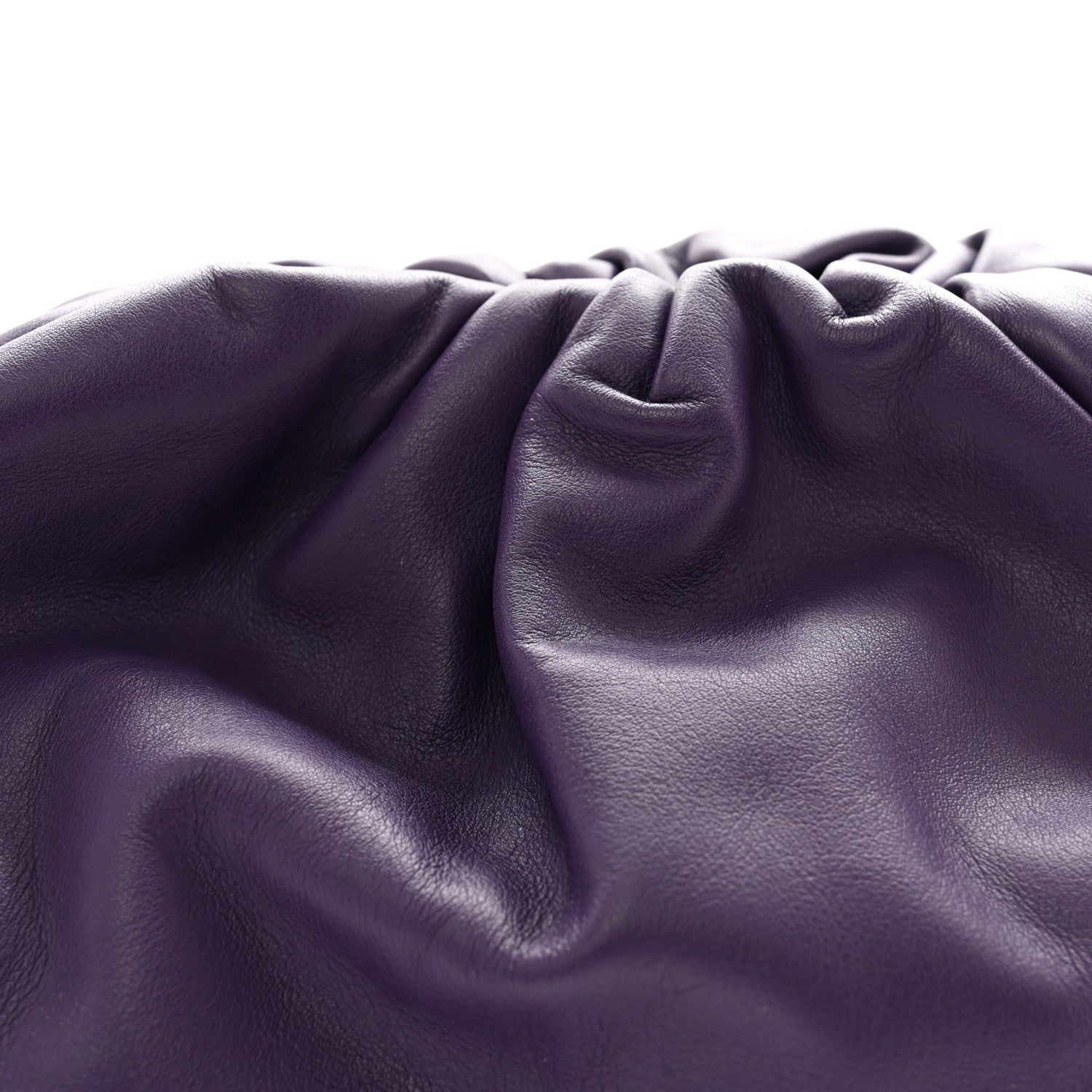 Bottega Veneta Smooth Butter Calf The Pouch Oversized Clutch Raisin 8 of 12