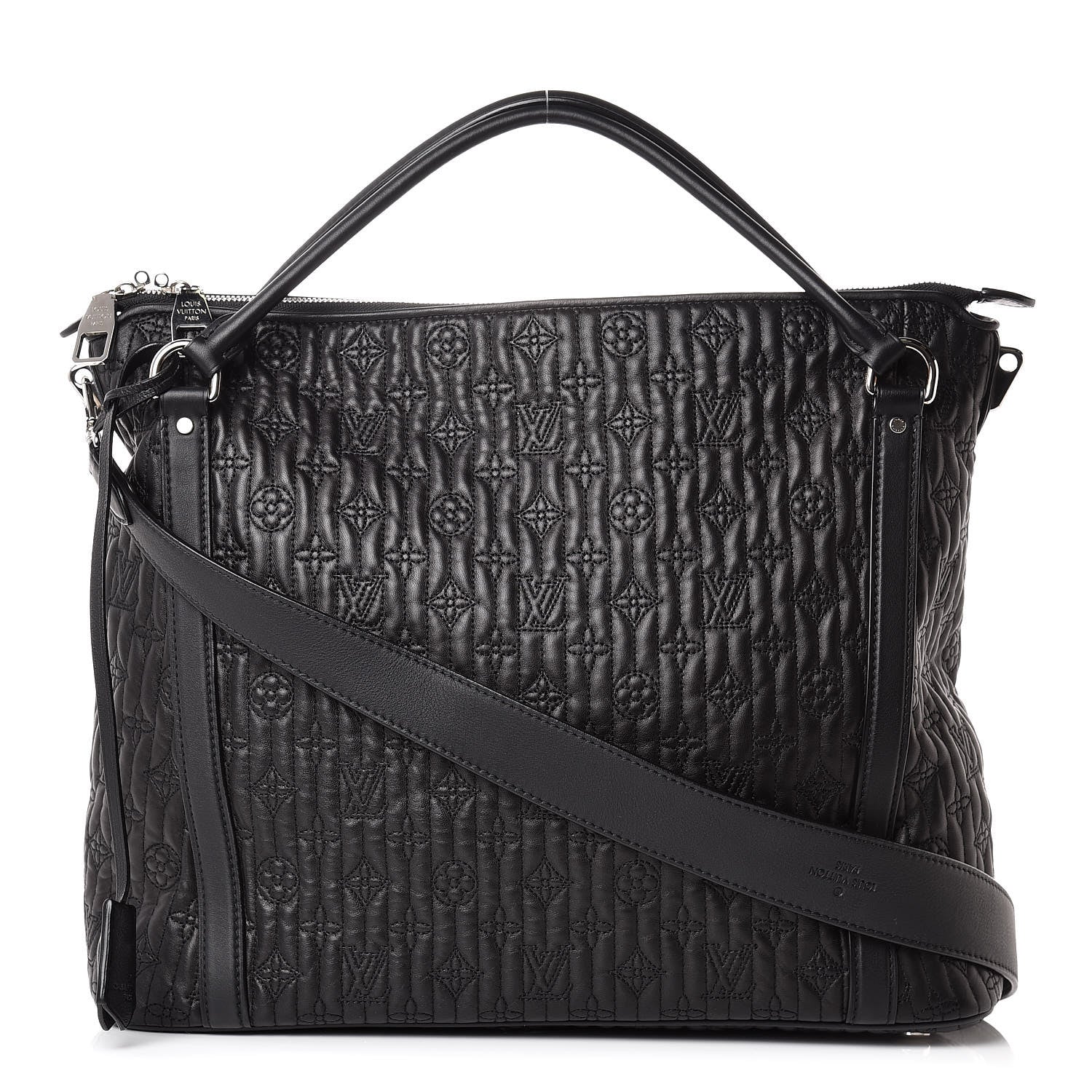 Louis Vuitton Monogram Lambskin Antheia Ixia MM Black 1 of 10