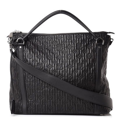 Louis Vuitton Monogram Lambskin Antheia Ixia MM Black 1 of 10