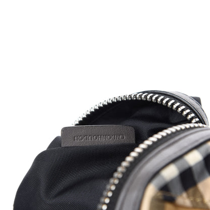 Burberry Nylon Vintage Check Bum Bag Archive Beige Black 11 of 12