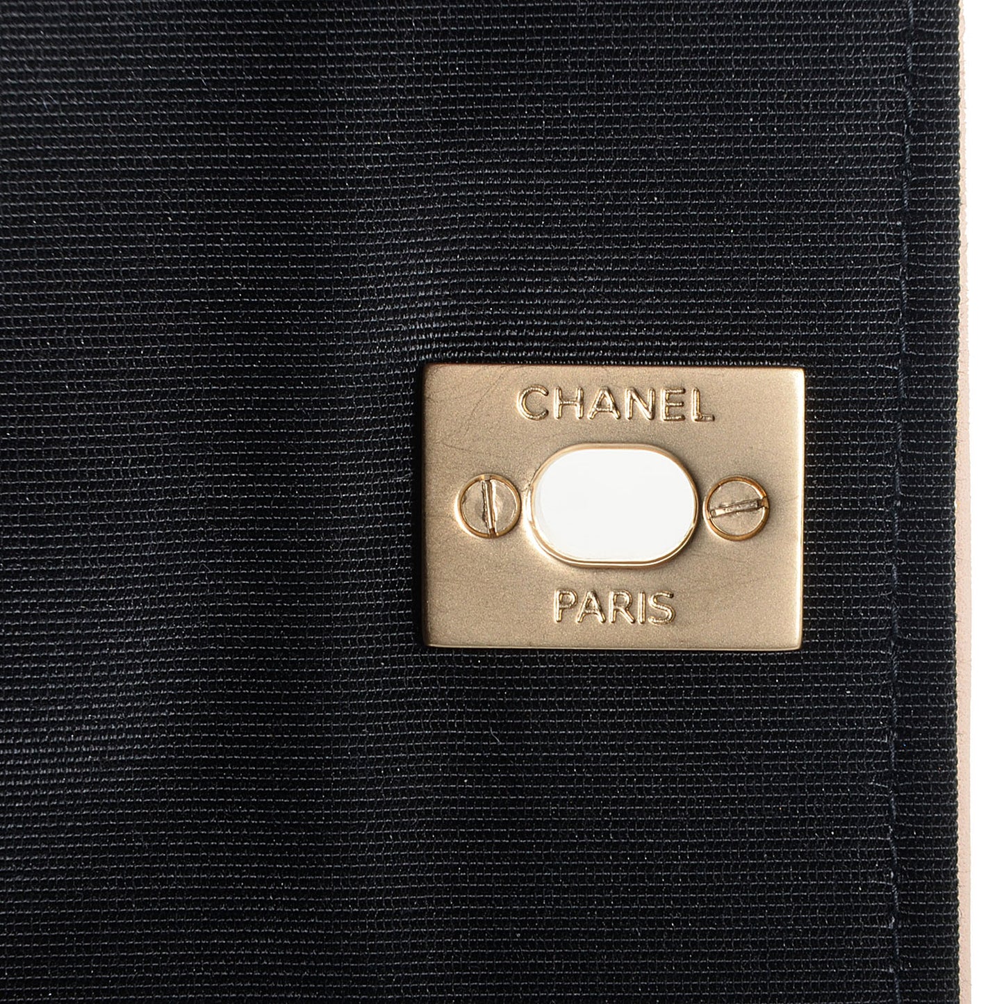 Lambskin Small Chevron Single Flap Black Beige