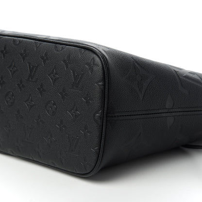 Louis Vuitton Empreinte Monogram Giant Neverfull MM Black 7 of 10