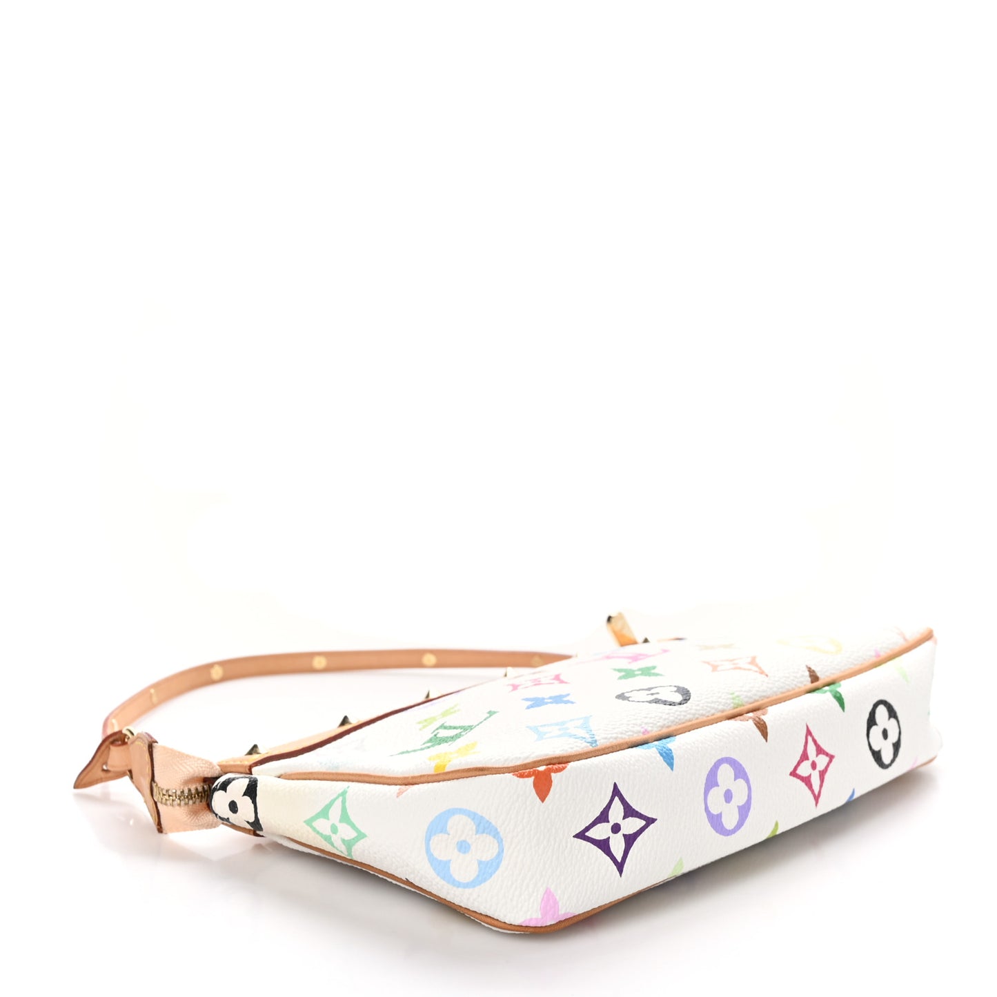 Monogram Multicolor Pochette Accessories White
