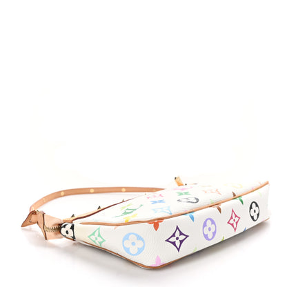 Louis Vuitton Monogram Multicolor Pochette Accessories White 4 of 10