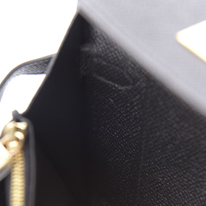 Hermes Epsom Kelly Wallet To Go Black 7 of 11