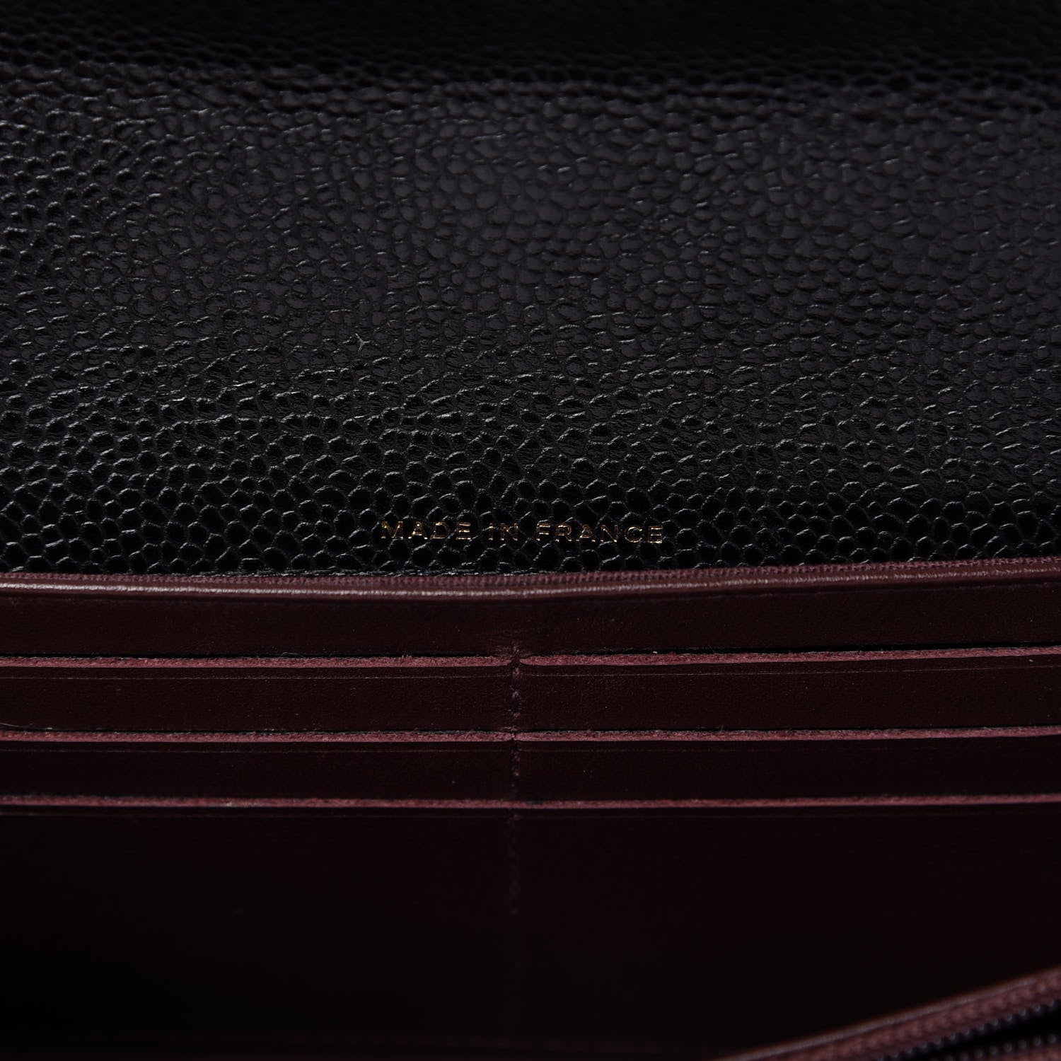 Chanel Caviar Quilted Large Gusset Flap Wallet Black 9 of 11