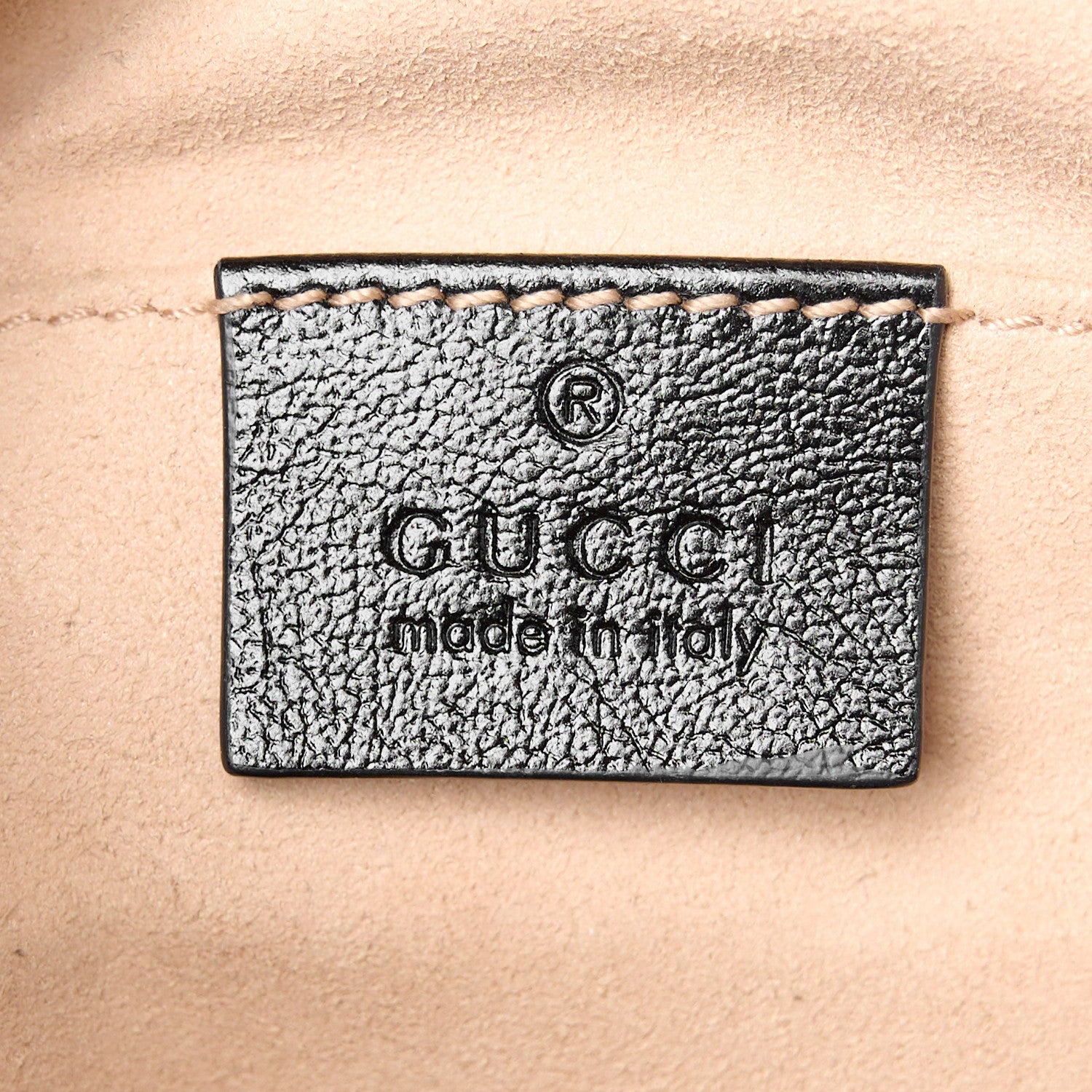 Gucci Monogram Matelasse Diagonal Small GG Marmont Chain Shoulder Bag Beige Black 6 of 11