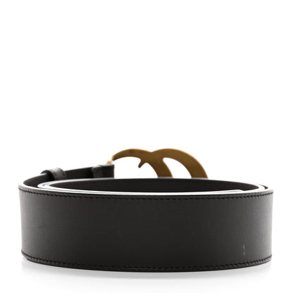 Gucci Moon Calfskin Double G 40mm Belt 95 38 Dark Cocoa 2 of 10