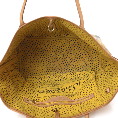 Louis Vuitton Monogram Kusama Waves Neverfull MM Yellow 4 of 17