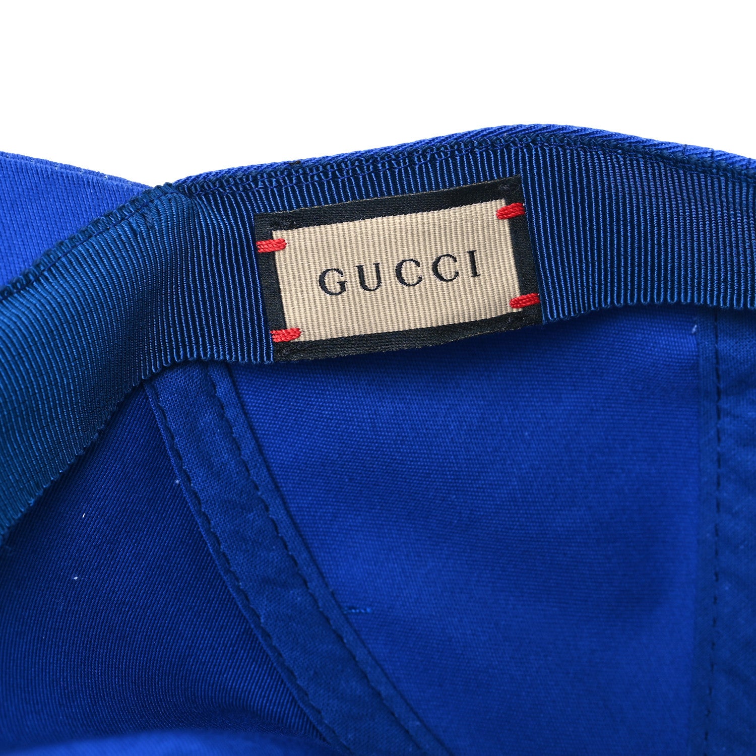 Gucci Cotton 100 Baseball Hap S Royal Blue 9 of 10