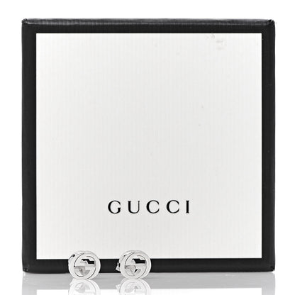 Gucci Sterling Silver Interlocking GG Stud Earrings 5 of 5