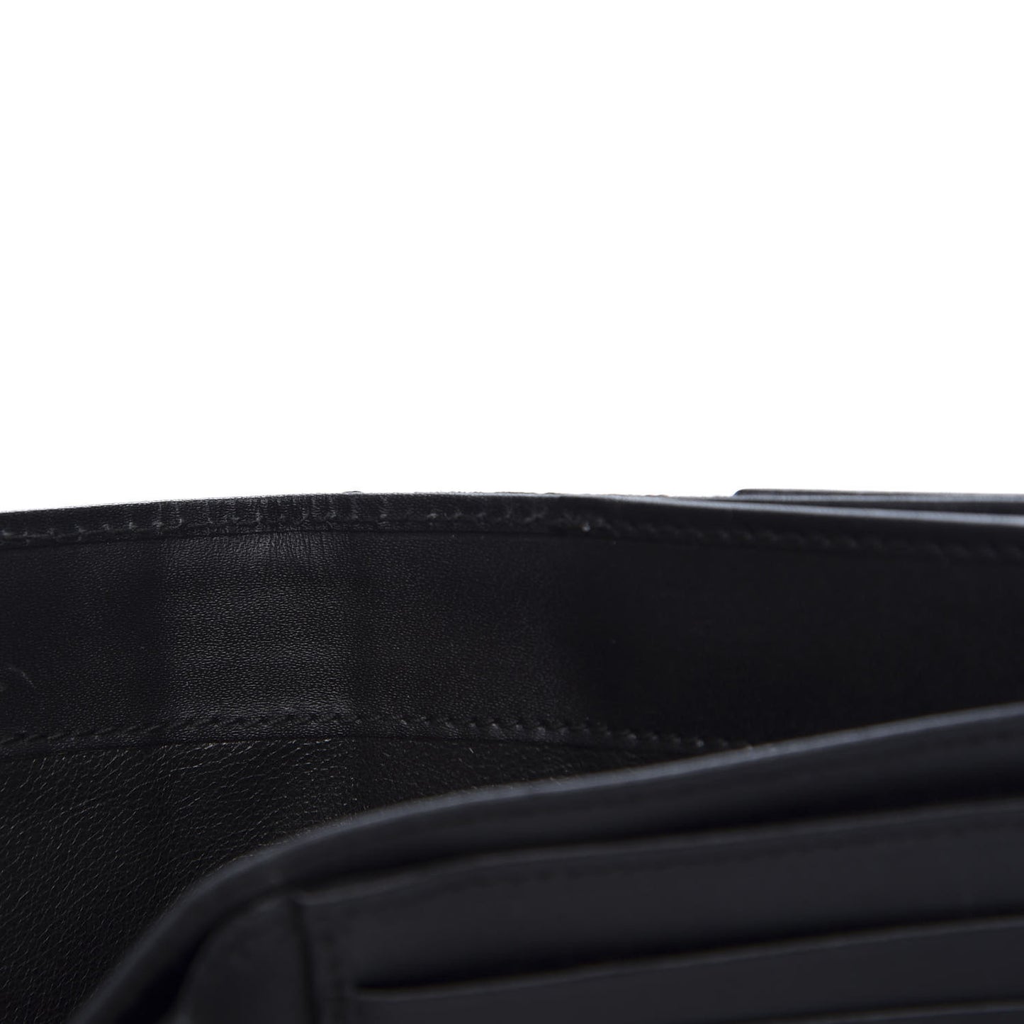 Monogram Piston Lock Compact Wallet Black