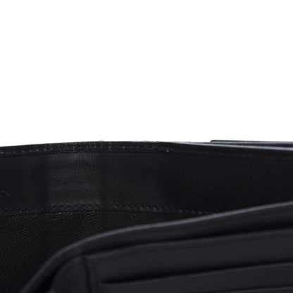 Gucci Monogram Piston Lock Compact Wallet Black 9 of 11