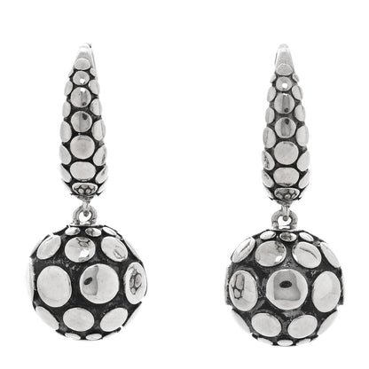 John Hardy Sterling Silver Dot Drop Earrings 1 of 4