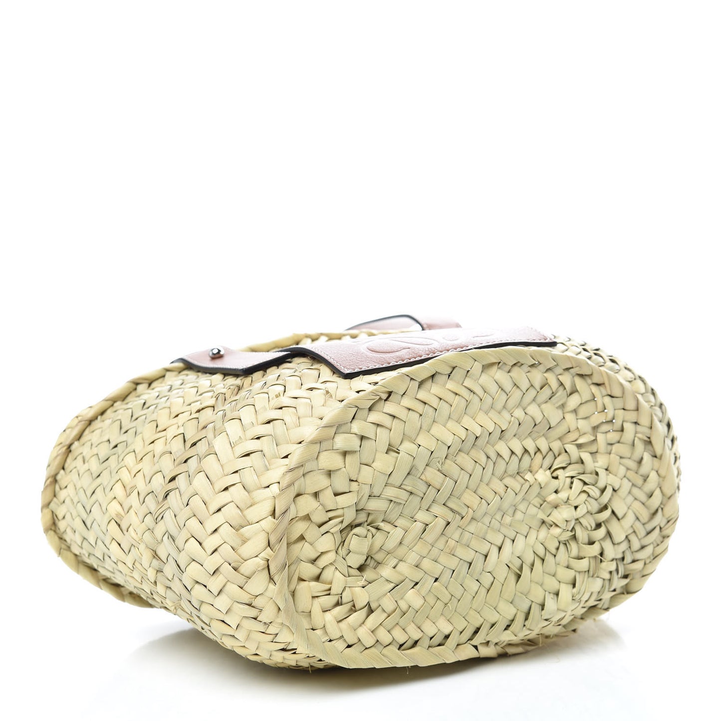 Raffia Small Basket Tote Bag Natural Tan